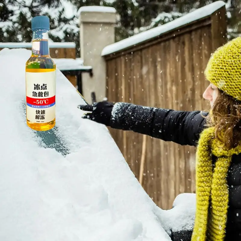 Car Snow Melt 150ml Snow Melter Fast Acting Removal Liquid Effective Environmentally Safe Car Frost Removal For Walkwa