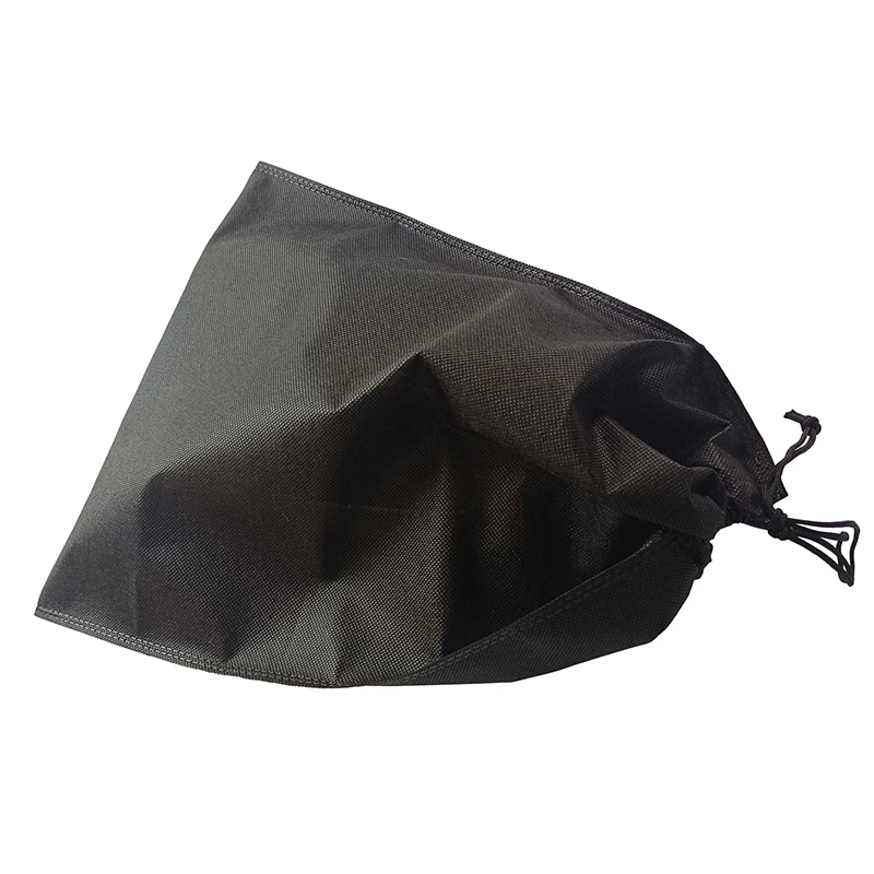 5Pcs/Set Shoes Storage Bags 30x40cm Travel Non-woven Fabric Dirty Clothes Black Storage Portable Tote Drawstring Dust Proof Bag 5
