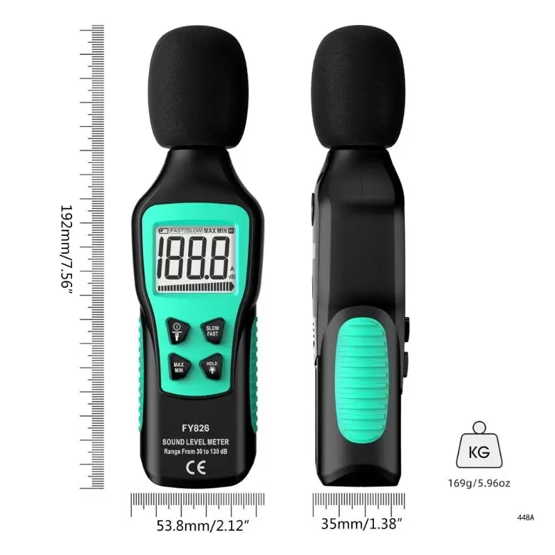 소음 측정기 디지털 휴대용 DBMeter Sonometros 소음 오디오 레벨 측정기