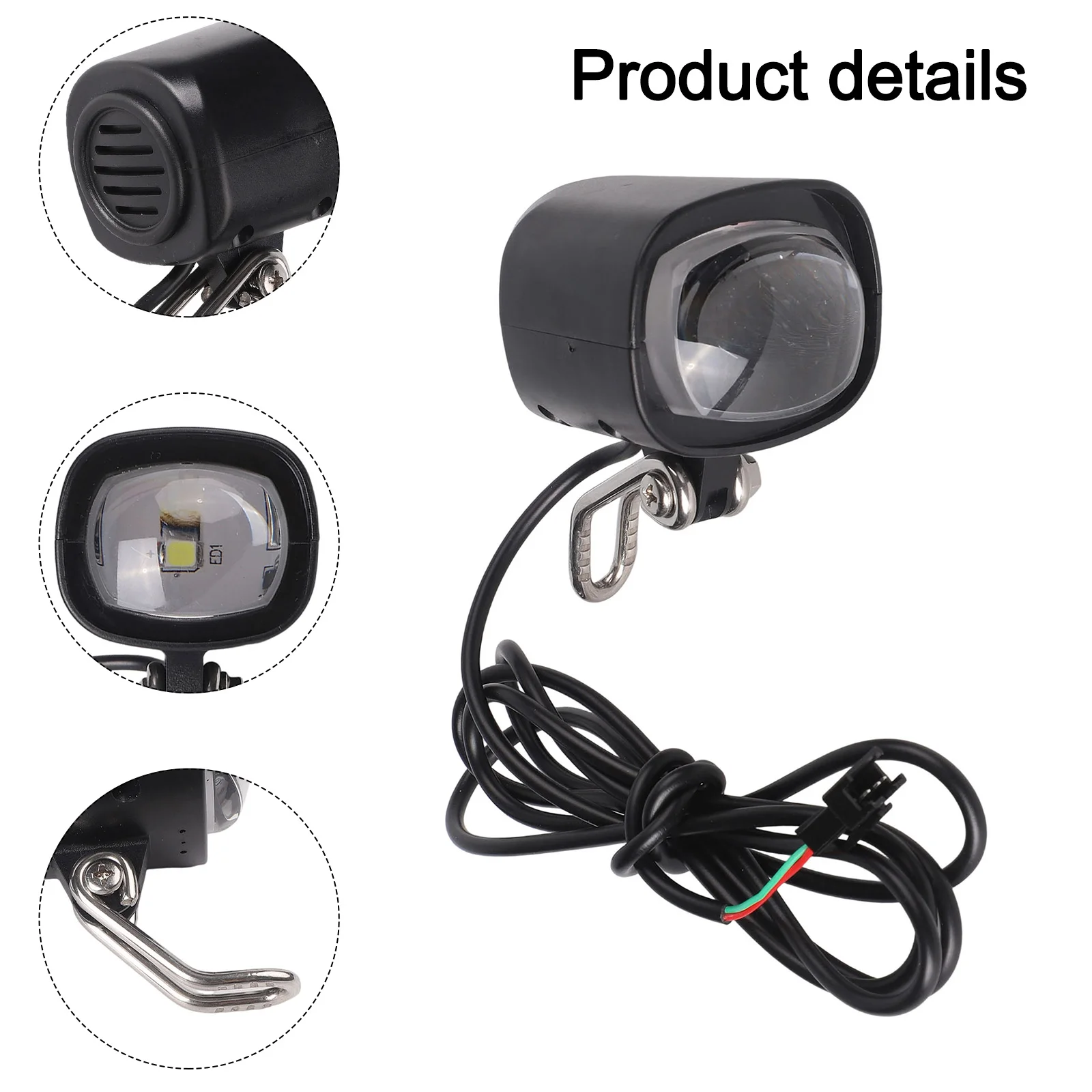 LED Headlight for Electric Bikes - Bright, Waterproof, and Reliable for All Conditions