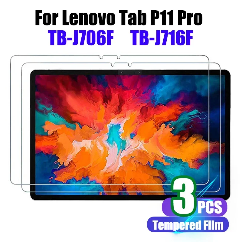 Vidro Temperado para Lenovo Tab P11 Pro Tb-j706f Tb-j716f 11.5 Polegadas Película Protetora Anti-scratch hd 9h Dureza Ultra Clara