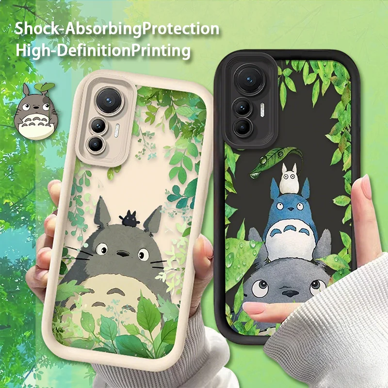 Whimsical Totoro Nature-Inspired Soft Phone Case
