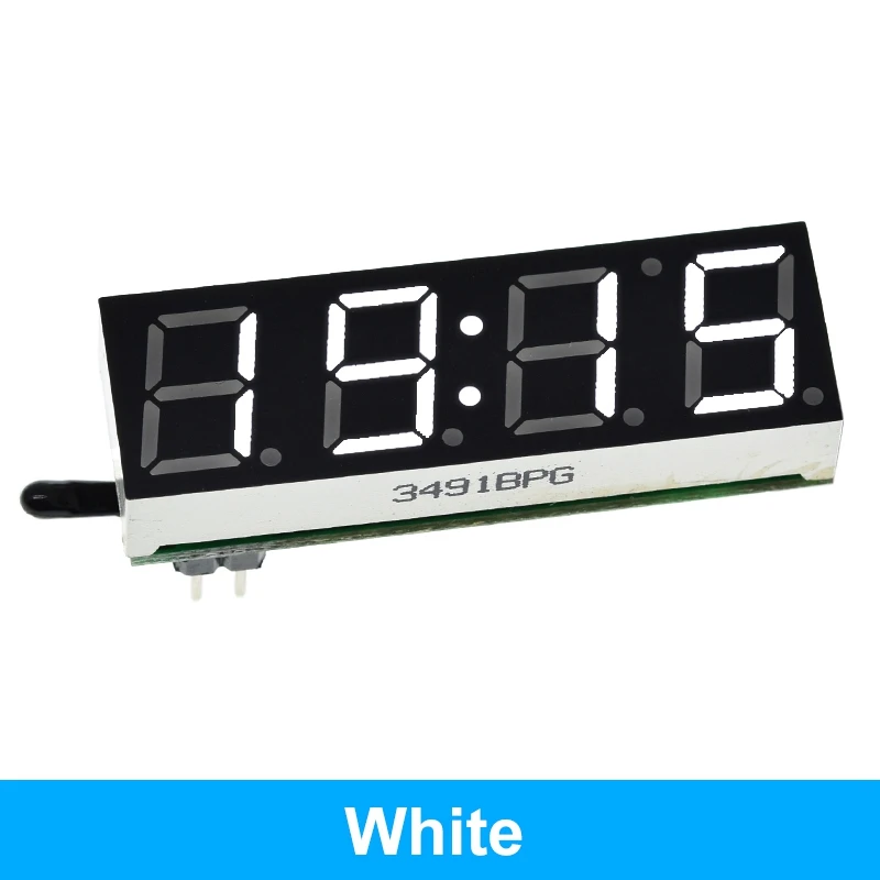 TZT 1/3PCS 3 In 1 LED RX8025T Digital Clock Temperature thumbnail 3
