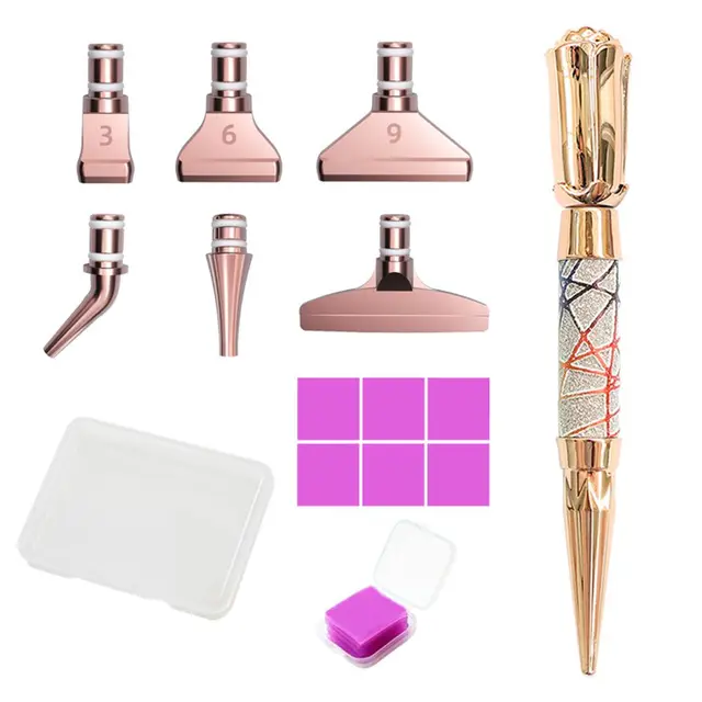 5D diamant peinture stylo Kit paillettes diamant étincelle pointe perceuse stylos point de croix broderie bricolage artisanat Nail Art diamant peinture 3