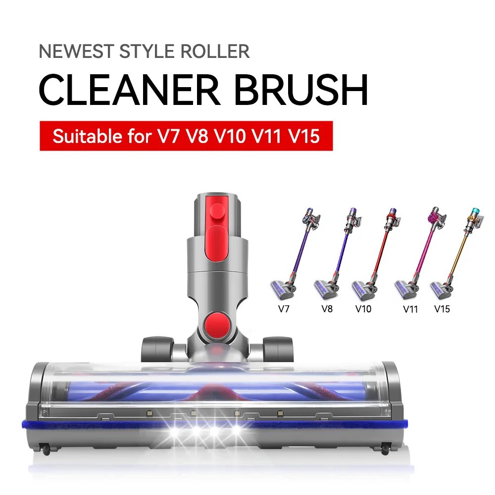 Ugelli Per Testine A Trasmissione Diretta Aggiornati Per Dyson V10 V11 V8 V7 Sv12 V14 V15 Slim/V12/G5 Parti Sostituibili Aspirapolvere A Led
