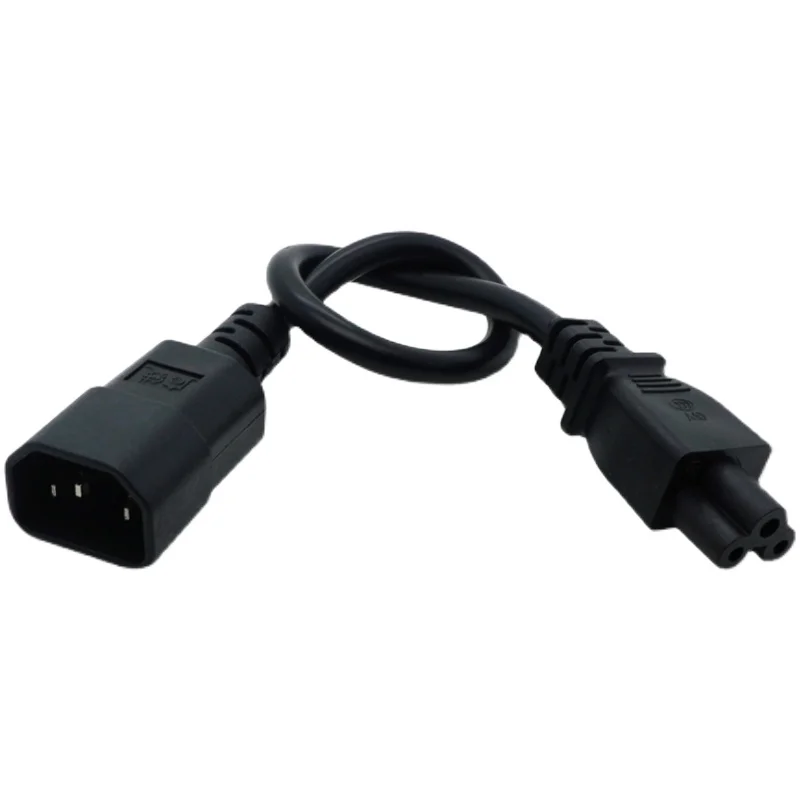 Plugue Macho para Cabo Adaptador Fêmea Iec 320 C14 Pinos Macho para c5 Micky Pdu Cabo Conversor de Energia Psu 03 M1m2m3m - Imagem 2
