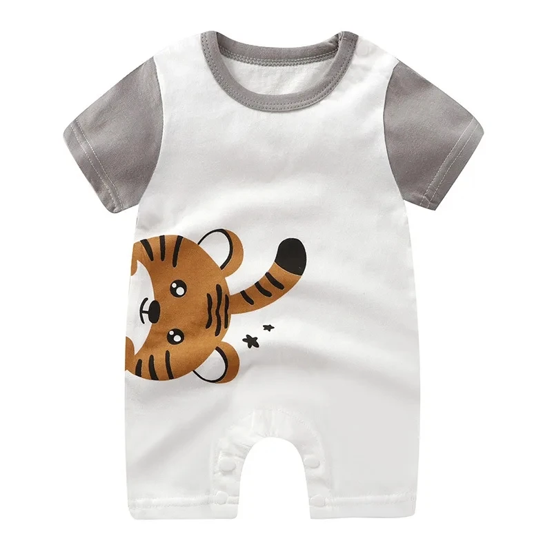 New Baby Romper Summer Cotton Cute Cartoon Print Baby Girl Clothes High Quality Fabric Boy Clothes Newborn Jumpsuit 3M-24M