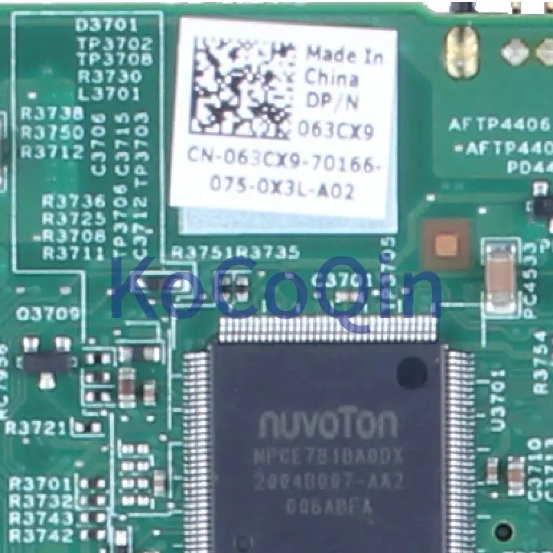 para Dell Vostro V3300 Computador Portátil Mainboard 063cx9 099021 Hm57 Ddr3 Placa-mãe - Imagem 4