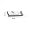 Chopstick Rest Groove Mirror Polished Fork Holder Cutlery Rest Stainless Steel Chinese Style Dinner Spoon Stand 6