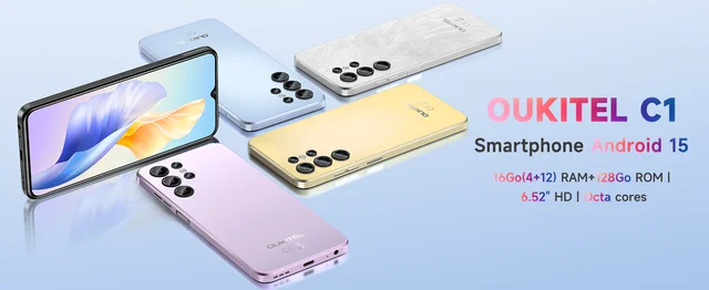 OUKITEL スマートフォン 16GB/128GB Blue/ Sim フリ OUKITEL C51