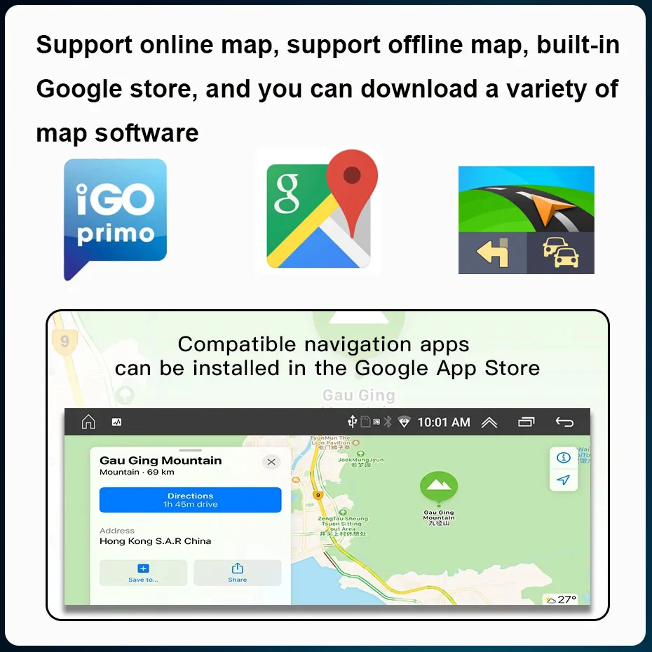 Reproductor Multimedia para Auto Android 14 de 9.7 Pulgadas para Land Rover Freelander 2 2007-2015, GPS, Radio Estéreo, Unidad Principal con Pantalla Táctil Estilo Tesla 5