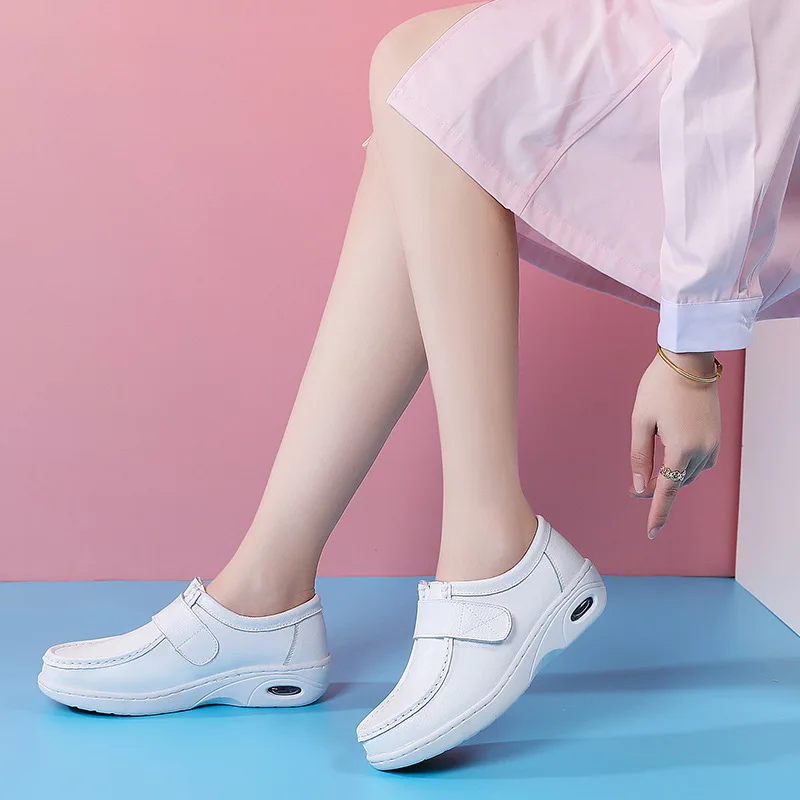 

2022 Leather shoes for women in the autumn of wear tendon soft shoes XXPD-008