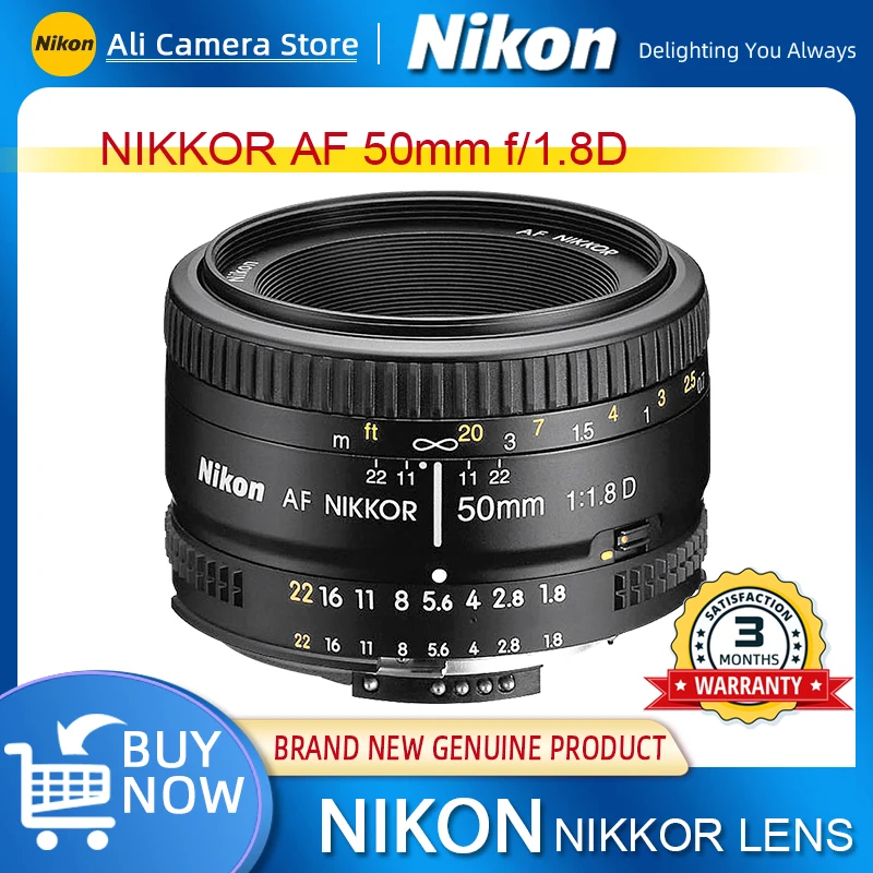 Nikon AF NIKKOR 50mm Lens for Nikon digital SLR camera d850