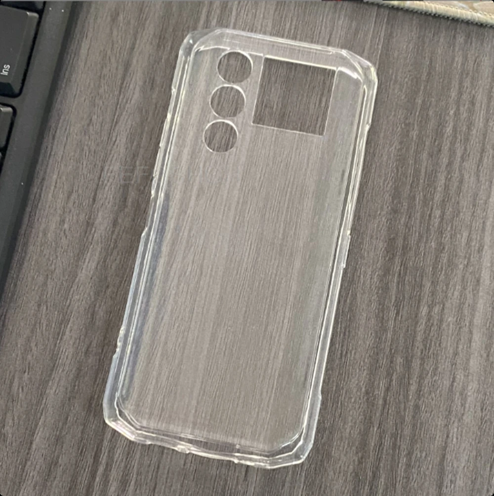 MEMELOKA Cover per DOOGEE Blade 20 PRO/Blade 20 Play + Pellicola Protettiva in Vetro Temperato, Sottile Morbida Silicone TPU Anti-Ingiallimento Custodia [AntiGraffio][Anti-Impronte], Trasparente