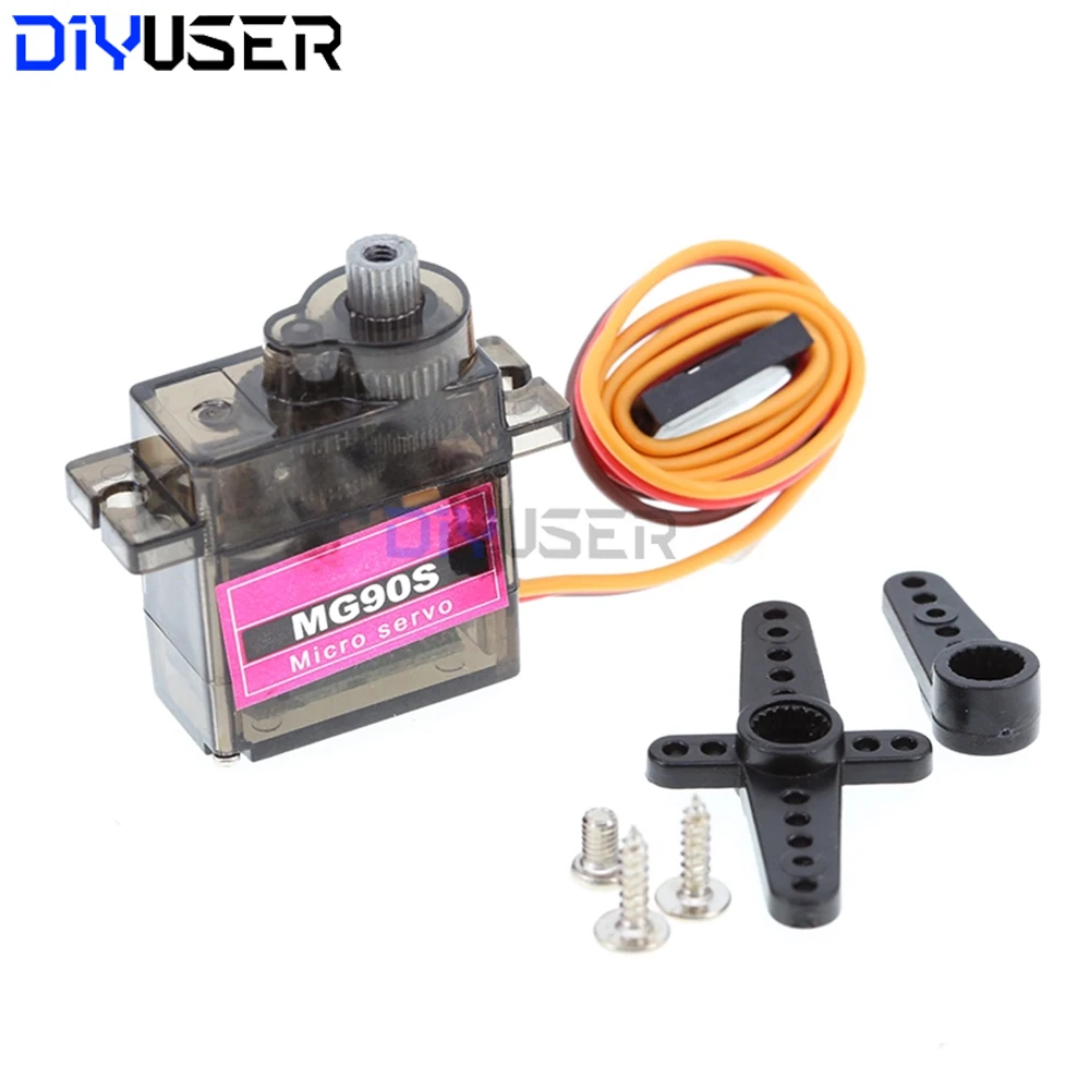Enhanced Servo with Metal or Plastic Gear Option for RC Models and DIY Projects