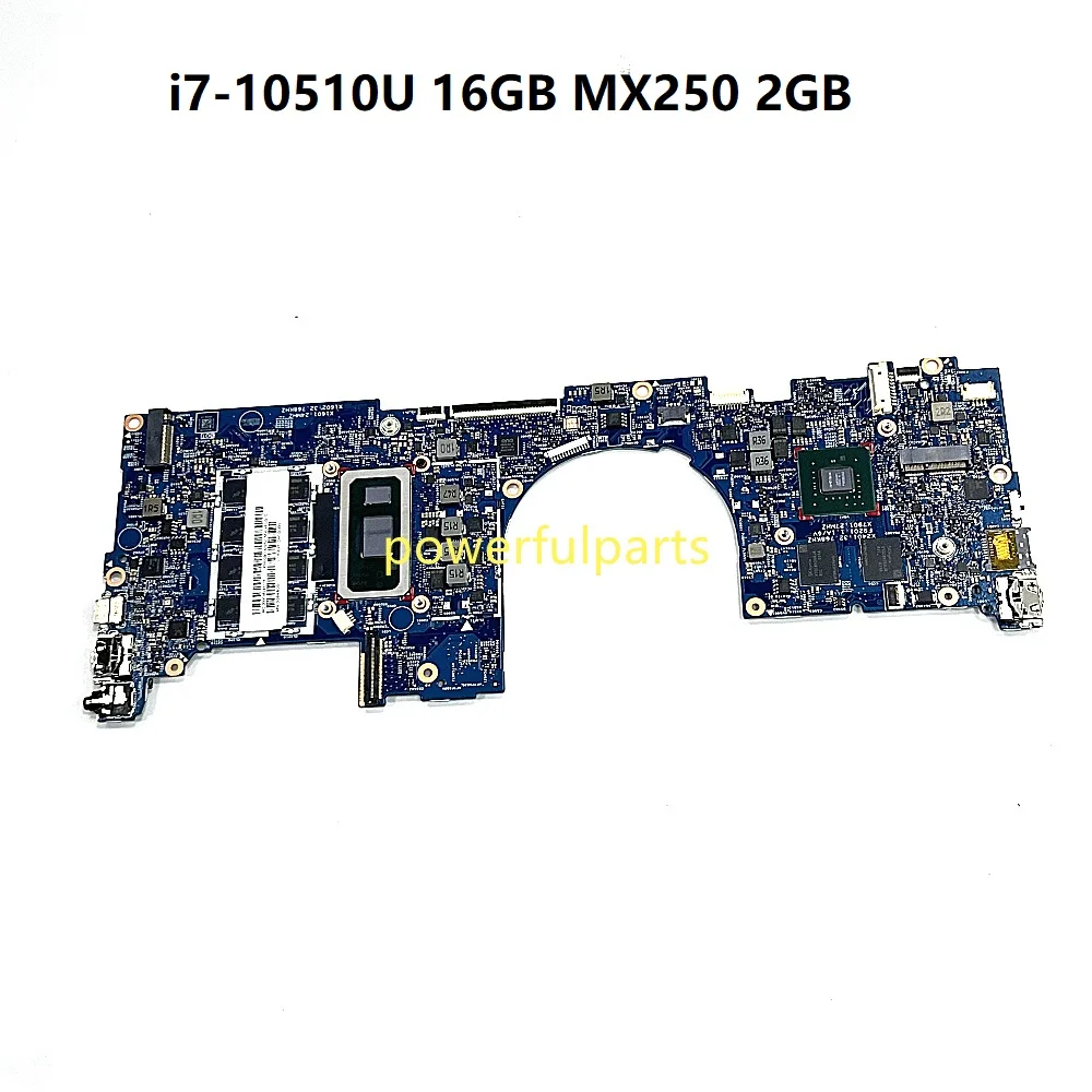 

L63127-601 для HP Envy 13-AQ 13T-AQ системная плата 18744-1 i7-10510U 16GB RAM MX250 2GB Графическая работа ОК