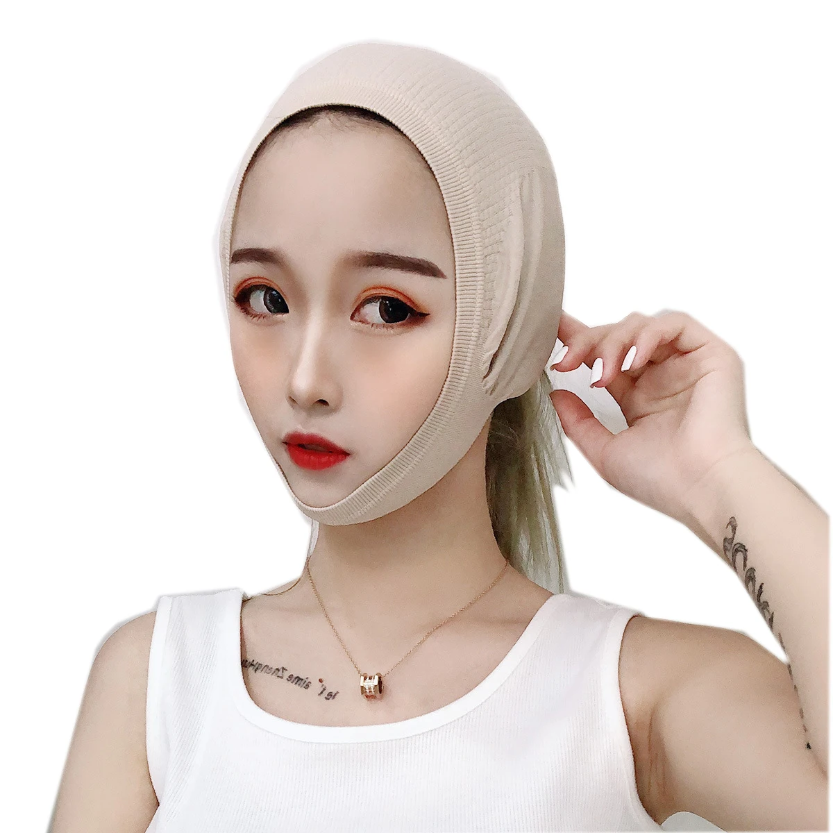 Face-Lift Bandage Double Chin Face Lift Maschera Per Il Sonno Traspirante Artefatto V-Face Face-Lift Shaping Tool Spedizione Gratuita