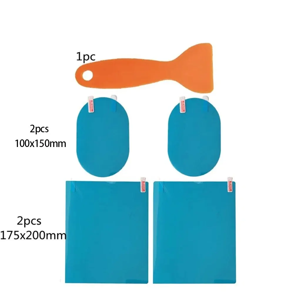 Rear View Mirror 2/5 Pcs Car Side Waterproof Anti-Fog Film Side Window Glass Film Car Glass Accessories