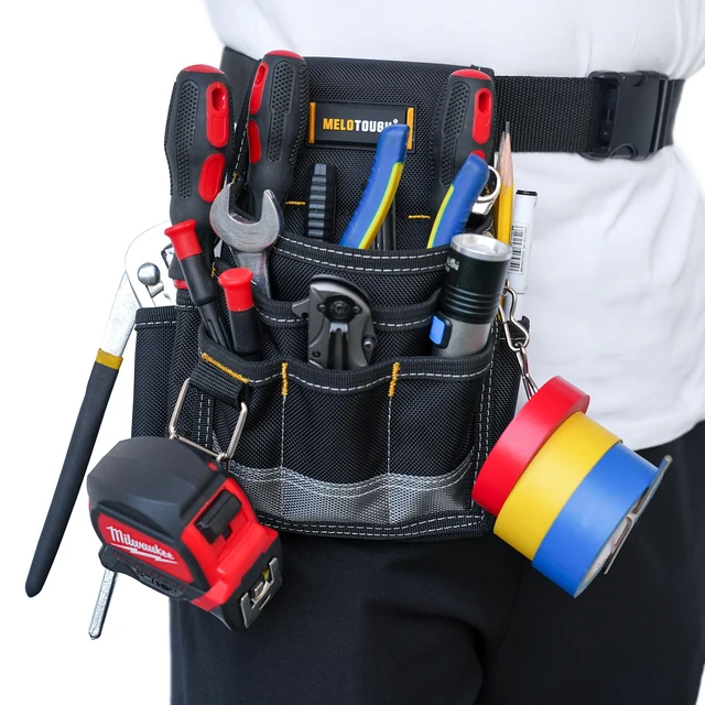 Sac de poche de ceinture d'outil ceinture de poche d'organisateur de  travail avec la poche multiple pour le technicien d'électricien, ceinture  de