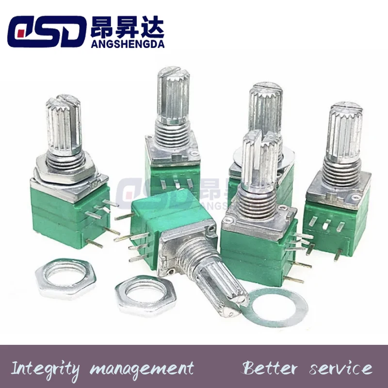 5pcs-New-5pin-RV097NS-B-50K-20K-10K-5K-1K-100K-500K-with-One-Audio ...