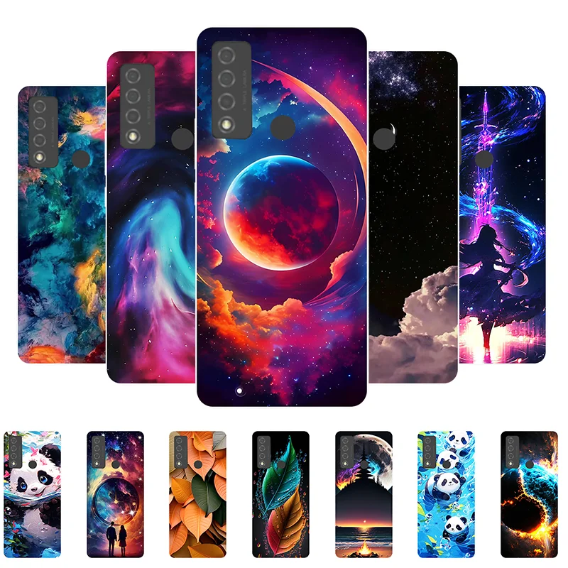 Lovely Panda Wolf Soft Silicone Back Cover