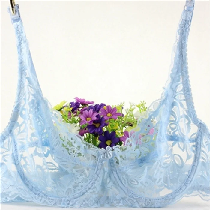 sky blue Hollow Out