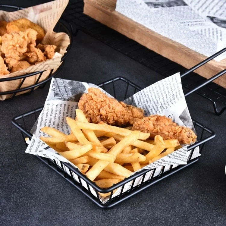 50PCS Greaseproof Wax Food Wrapping Paper 20x30cm for Burgers, Sandwiches, French Fries... - SKU GWFW1509 - UGI Packaging