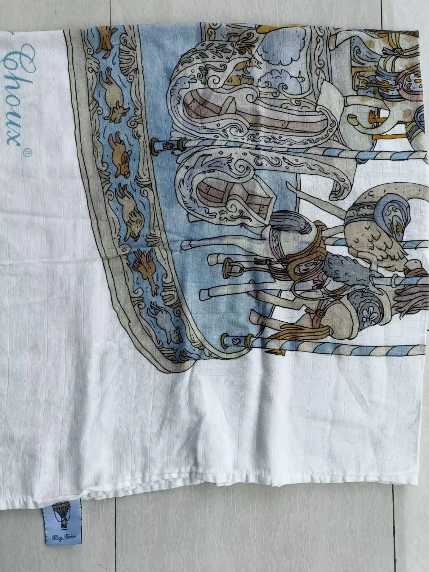 Custom Organic Cotton Baby Blanket 6