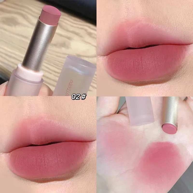 thumbnail image 1 of Sexy Matte Punk Dark Brown Lipstick Waterproof Lip Gloss Long Lasting Non-Stick Cup Smoked Matte Lipstick Korean Makeup Cosmetic, 1 of 5