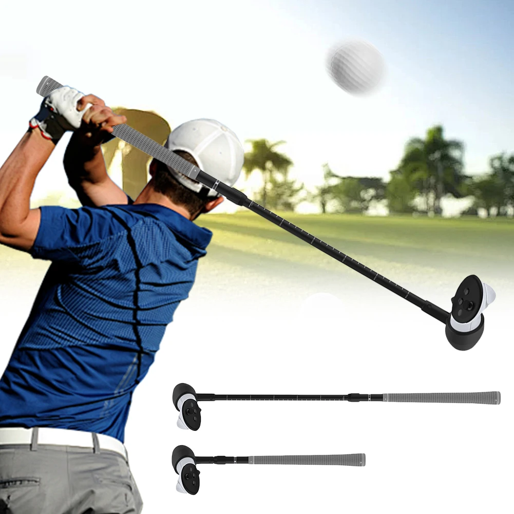 Golf Club Attachment Non-Slip VR Golf Handle Grip 80 Degree Keep Tracking for Meta Quest 3S/Quest 3/Quest 2 Controller