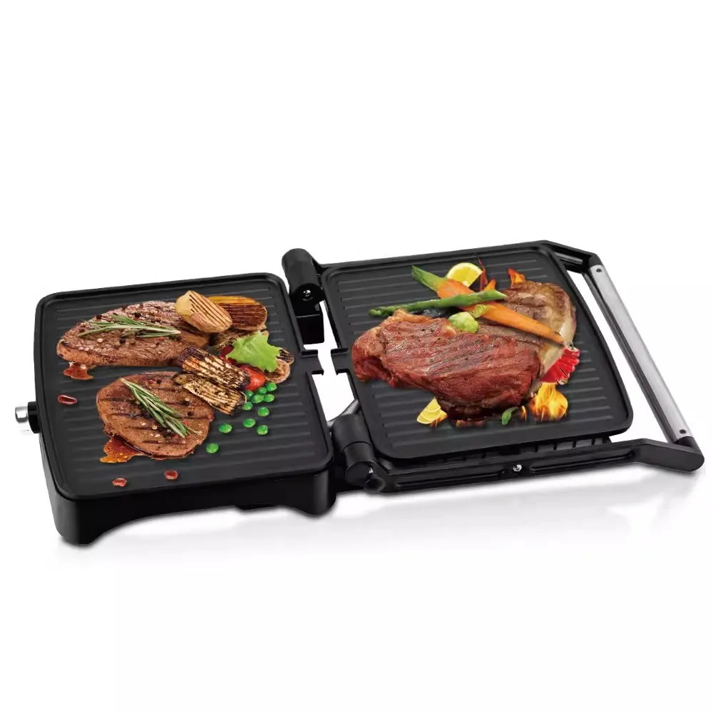 European multi-functional steakhouse frying and grilling steak machine teppanyaki barbecue machine breakfast machine steak grill 4