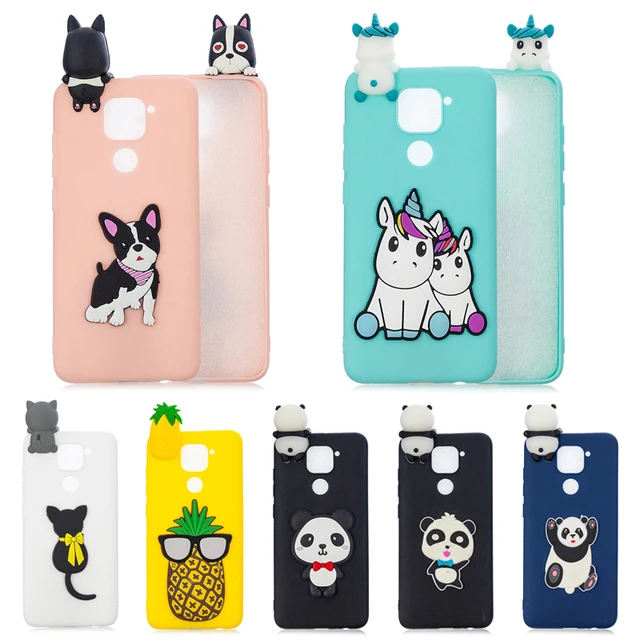 Etui Redmi 9A Case 3D Dog Cat Unicorn Panda Silicone Phone Cover on for  Funda Xiaomi Redmi 9A Xioami Redmi9A Case Bumper Women - AliExpress