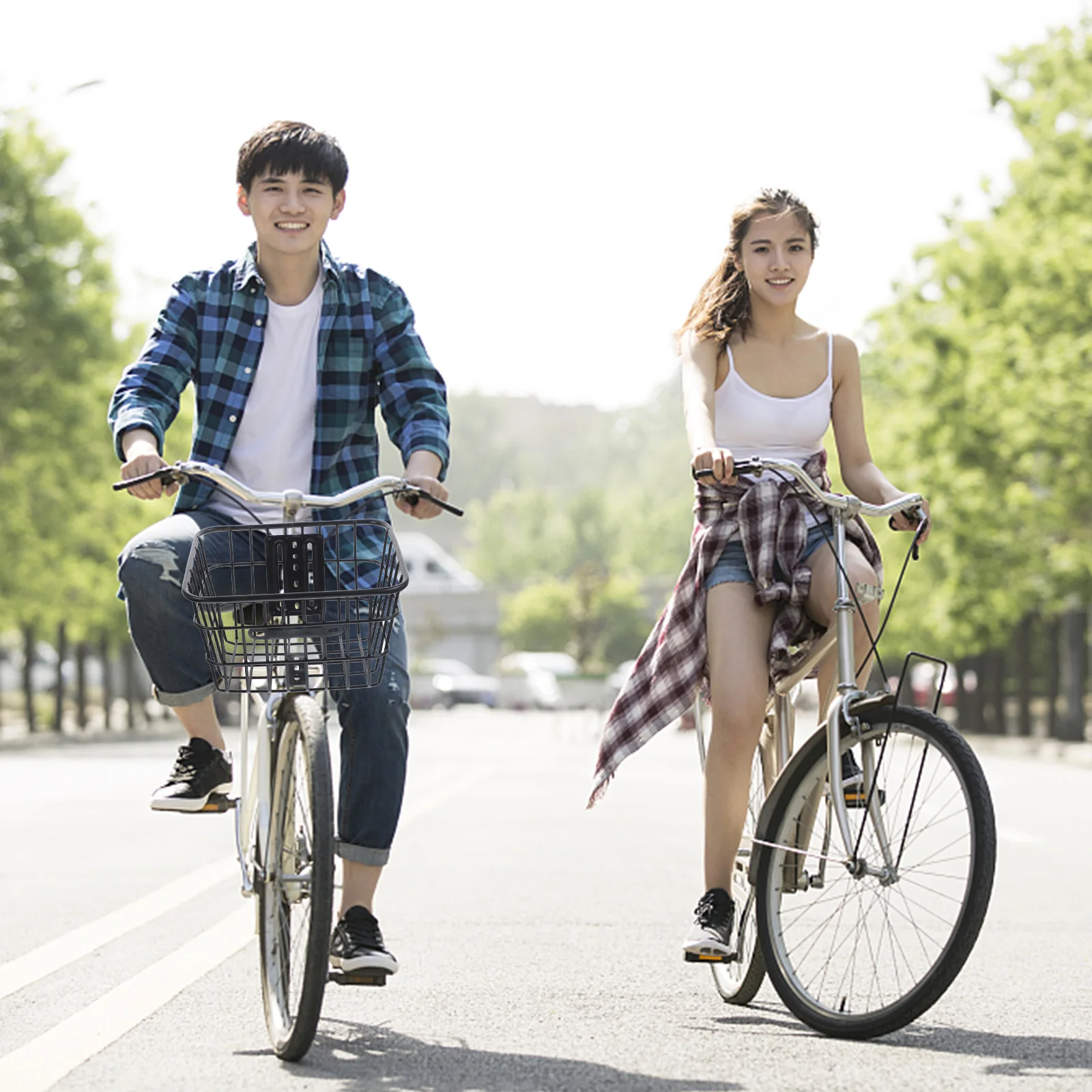 

Basket Bike Rear Front Container Hanging Storage Metal Kids Net Accessories Bikes Childrens Baskets Collapsible