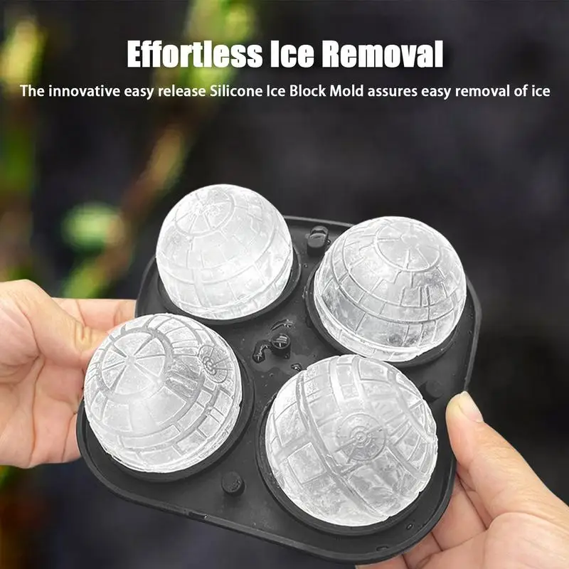 Ice Cubes Trays Silicone Ice Cubes Molds For Freezer With Lid Reusable Whiskey Mold Ball Diamond Mold