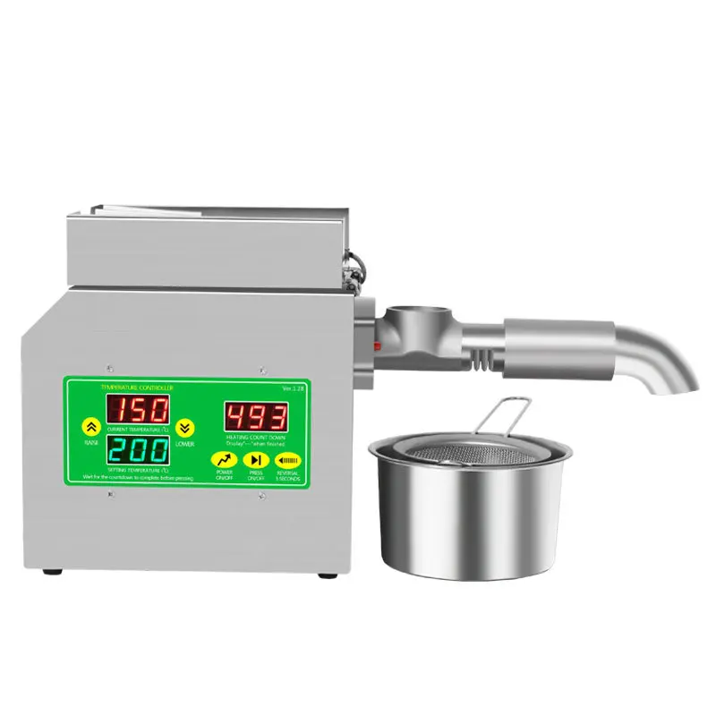 R3s Oil Press 220V/110V Household Stainless Steel Intelligent Temperature Control Oil Press Peanut Flax Seed Walnut 5