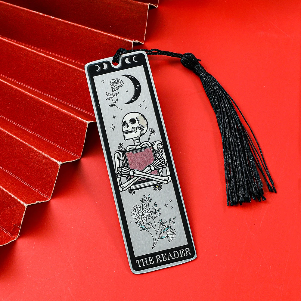 1pc Innovative Stainless Steel Bookmarks For Bookworms Book Lovers Women Gift