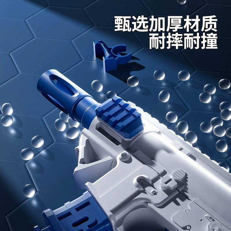 M416 manual continuous shooting water gun, pressure back water gun, children's design, summer high-pressure toy, water game toy 3