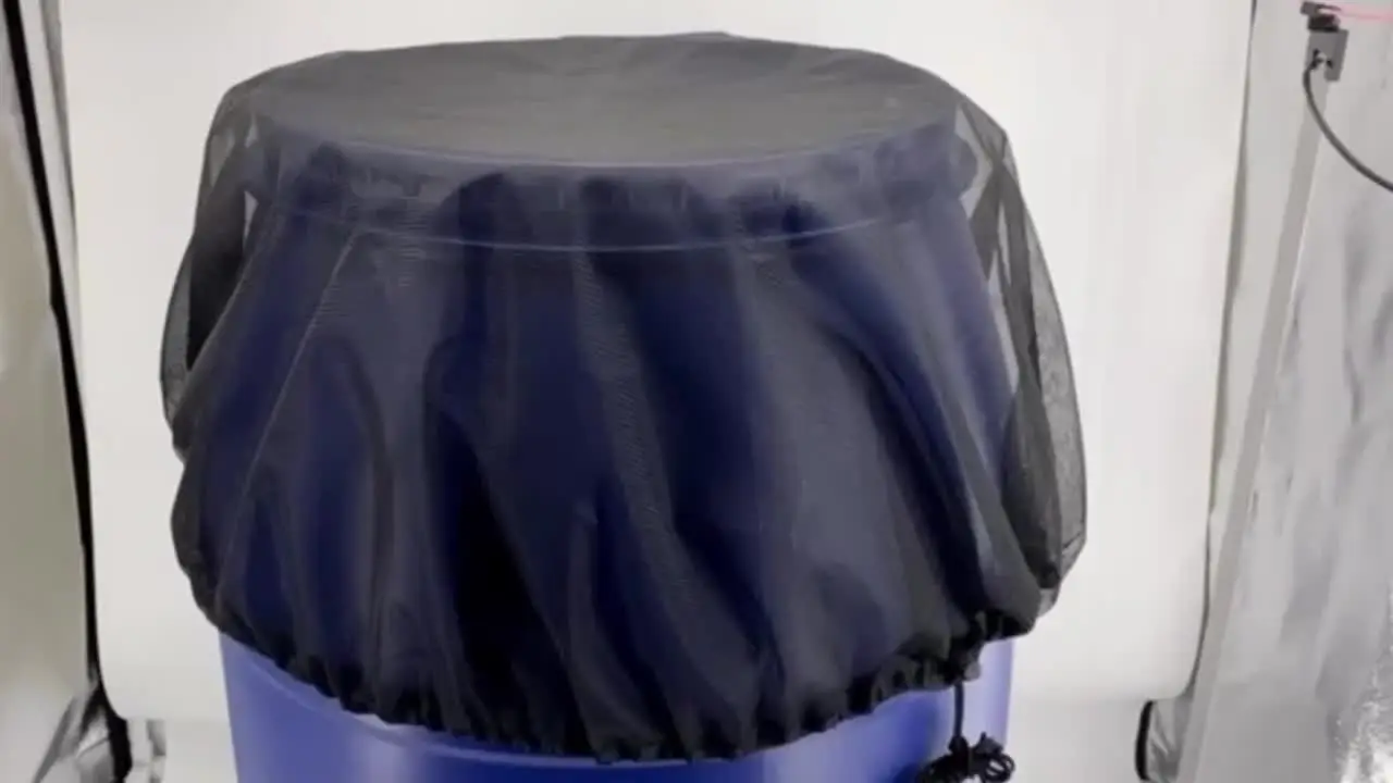 Copertura In Rete Per Barile Di Pioggia Con Coulisse – 2 Pezzi, Diametro 95 Cm, In Poliestere – Tiene Lontane Foglie, Insetti E Detriti