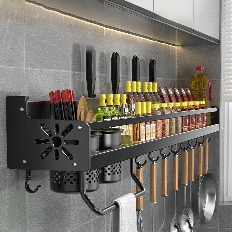Home Appliance Kitchen Storage Organizer For Kitchen Accessories Wall