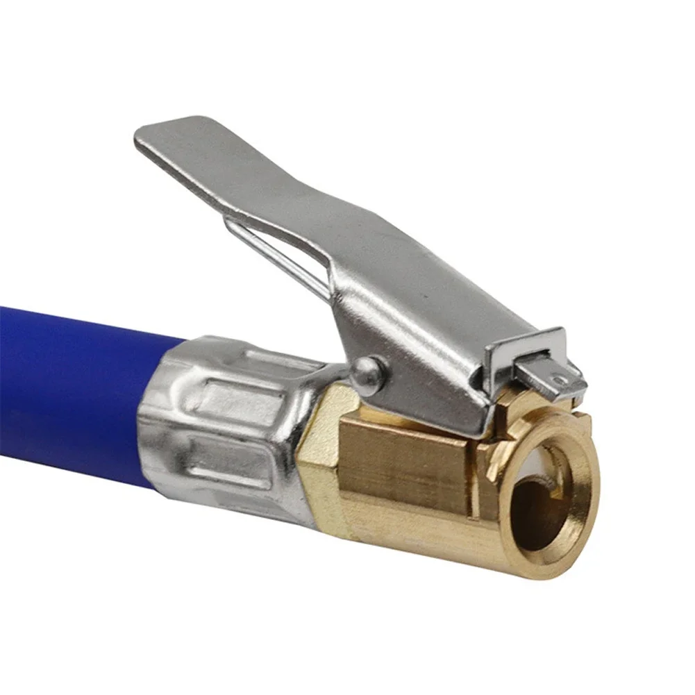 Car Tire Inflator Hose Portable Tire Inflation Extension Tube Flexible Tyre Air Compressor Pipe Thread Nozzle for Car