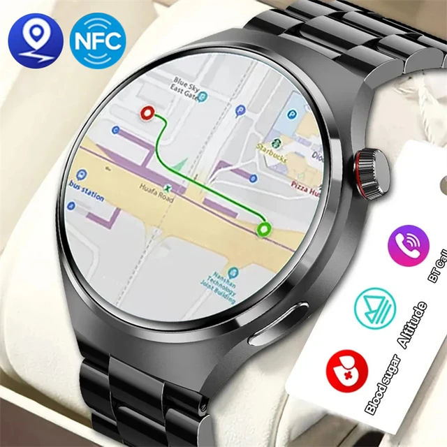 RELOJ INTELIGENTE HOMBRE Mujer GT4 PRO Smartwatch , Pulsera con Pantalla HD  GPS EUR 48,50 - PicClick IT