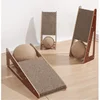 New Cat scratching board with vertical ball detachable scratching cat toy claw resistant to scrapping pet furniture 3