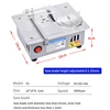 Mini Table Saw Woodworking Electric Bench Saw DIY Hobby Model Crafts Cutting Tool 96W Electric Desktop Saws 2