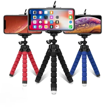 Treppiedi per telefono, supporto per fotocamera mobile, clip per smartphone, monopiede, treppiede a polpo, mini treppiede, stativo per telefono