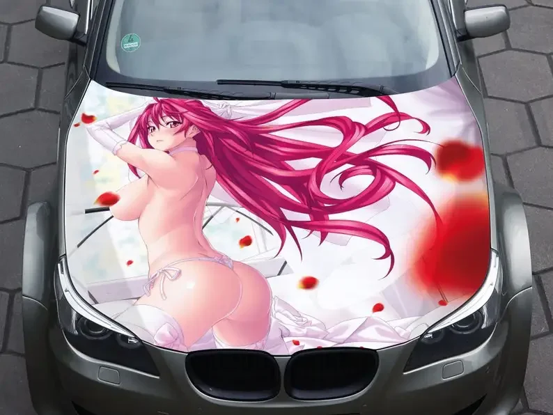 

Car Hood Decal, Sexy Anime,Shinkyoku Soukai, Vinyl, Sticker, Graphic, Wrap Decals, Truck Decal, Truck Graphic, Bonnet-Decal, F15