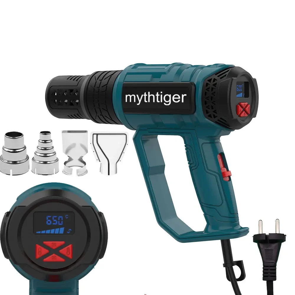 Hot Air Gun Industrial Hair dryer Construction 2000W For soldering Thermal blower Shrink wrapping Tools