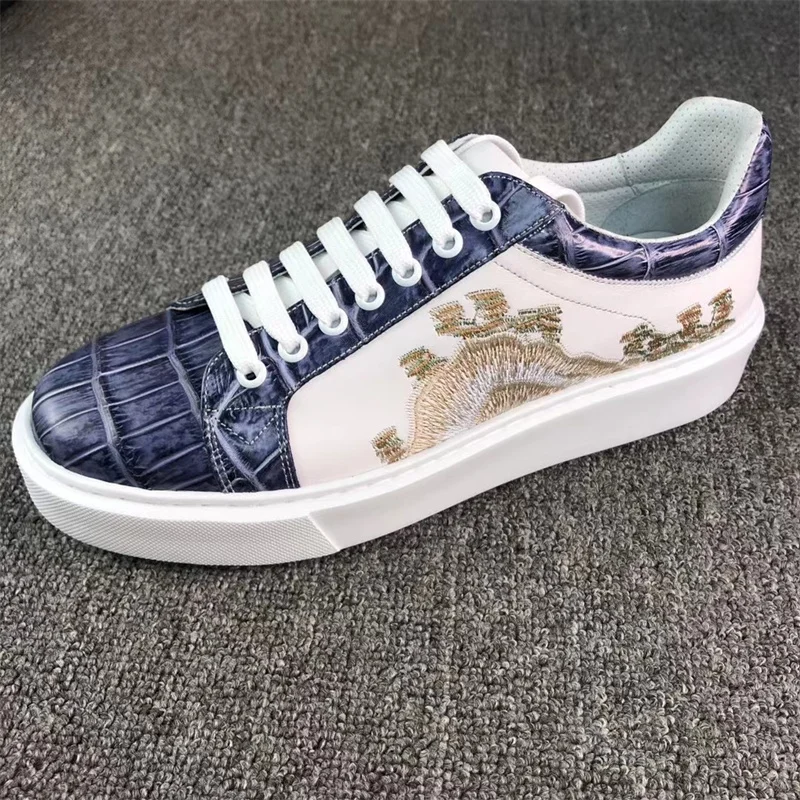 chaussure peau de crocodile