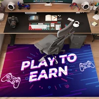 Color Bedroom Decor Black Carpet Esports Table Chairs Rug Creative Arts Carpets for Living Room Large Area Thick Study Floor Mat 2