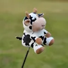 New Cow Animal Golf Headcover for Driver,Fairway Hybrid for Men and Wmen's Golfer Mascot Novelty Cute Gifts 2