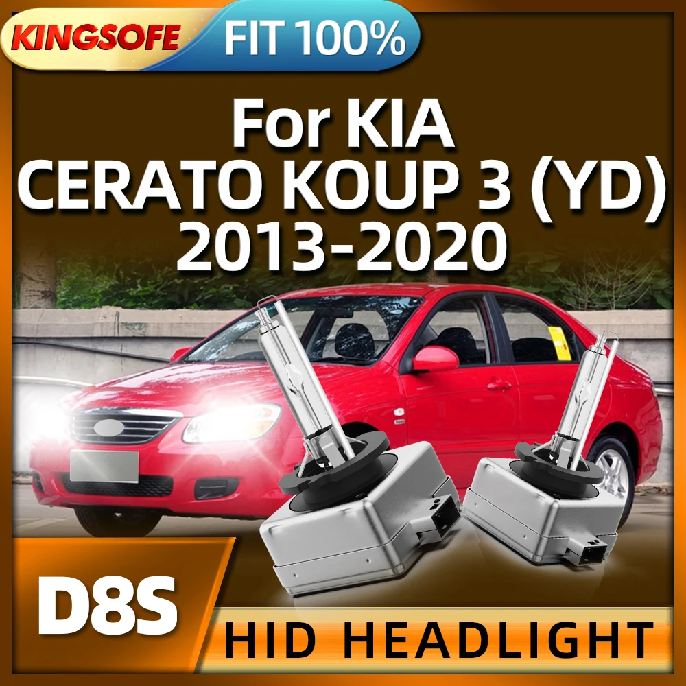 

KINGSOFE 6000K HID Xenon Bulb 35W D8S Car Light For KIA CERATO KOUP 3 (YD) 2013 2014 2015 2016 2017 2018 2019 2020
